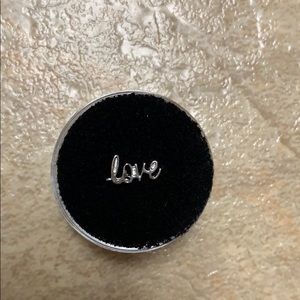 Never used origami owl “love” charm